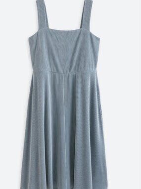 Nine Britton Women's blue sleeveless midi dress 1X